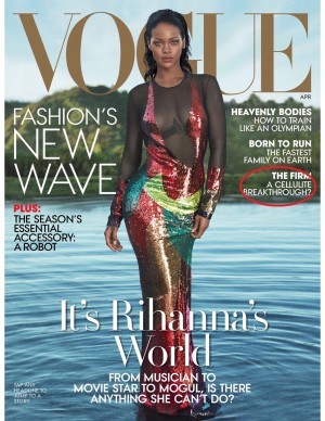 Cover of Vogue April 2016 issue