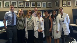 Dr. Tania Philips with residents at Duke University