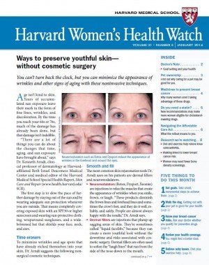Dr. Arndt in Harvard Women’s Health Watch