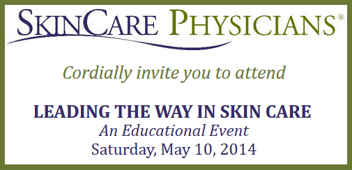 SkinCare Physicians cordially invites you to attend eductional event