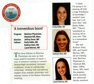 ASDS Currents Article about Fellows at Skincare Physicians - May 2014