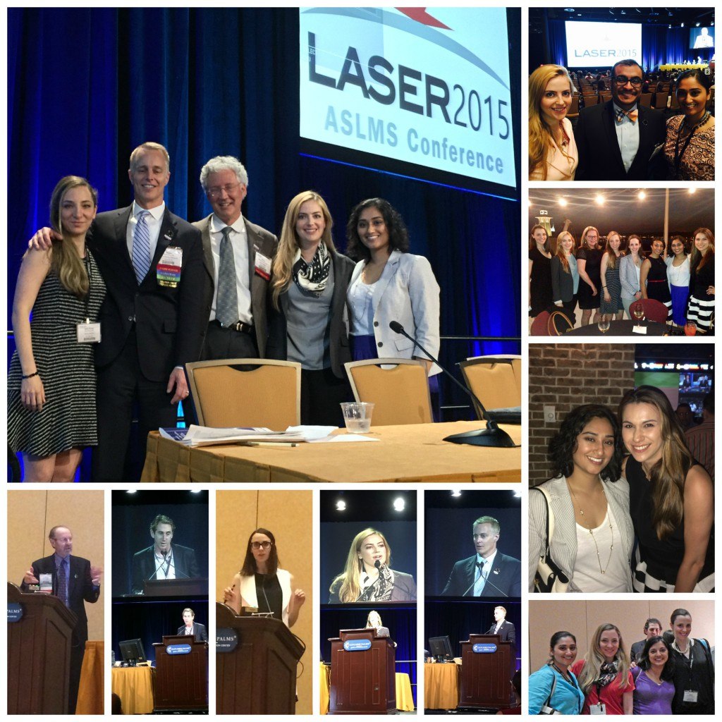 Photo collage of SkinCare Physicians at ASLMS Laser 2015