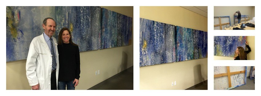 Lynette Shaw paintings at SkinCare Physicians