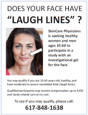 Does your face have laugh lines