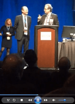Video of Dr. Arndt receiving award at ASLMS 2016