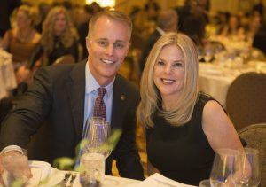 Dr. Rohrer with his wife at ASDS President's dinner
