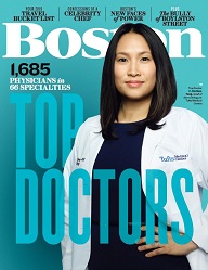 Cover of the Boston Magazine 2019 Top Doctors issue