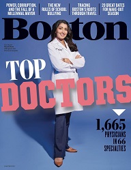 Cover of Boston Magazine's 2020 Top Doctors Jan-Feb Issue