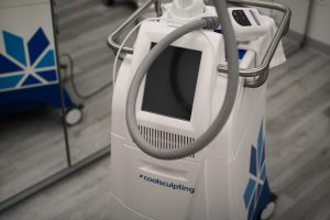 One of the CoolSculpting devices at SkinCare Physicians
