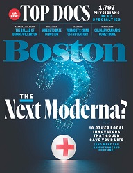 Boston Magagazine's 2022 Top Doctors issue cover