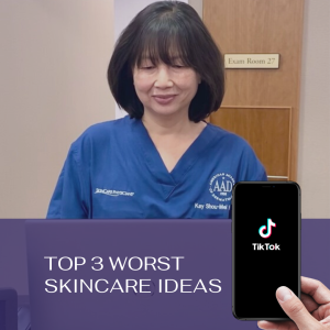 Dr. Kane with the headline "Top 3 Worst TikTok skincare ideas"