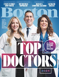 Cover of Boston Magazine's 2024 Top Doctors issue