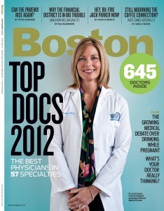 Boston Magazine Cover Top Docs 2012