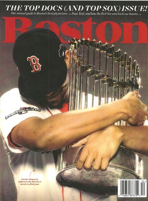 Boston Magazine's Dec issue Top Docs cover 